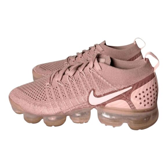 NIKE Air VaporMax Flyknit 3 'Rust Pink' Running Shoes Size 8 - Picture 3 of 9